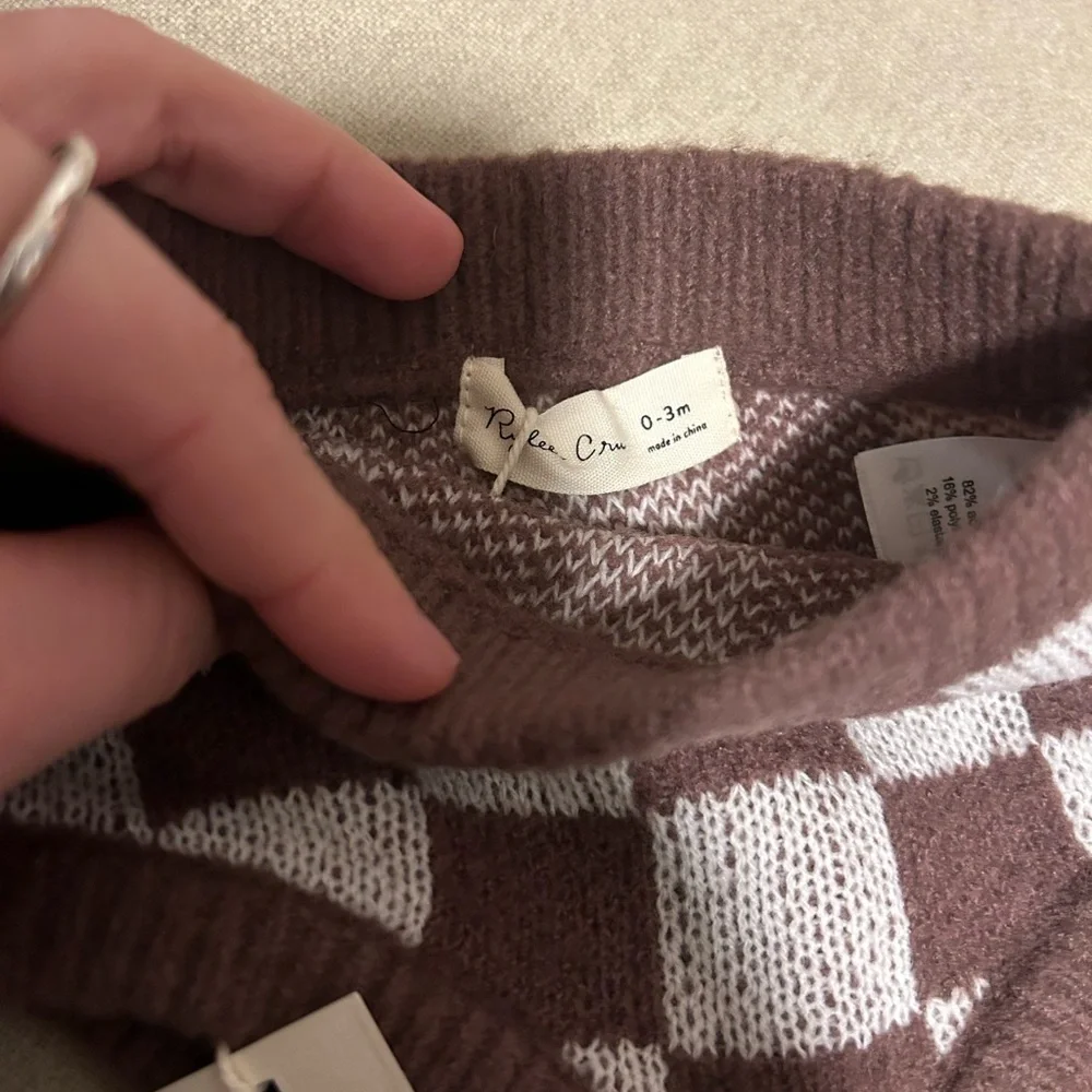 Rylee + Cru Checkered Knit Bloomers